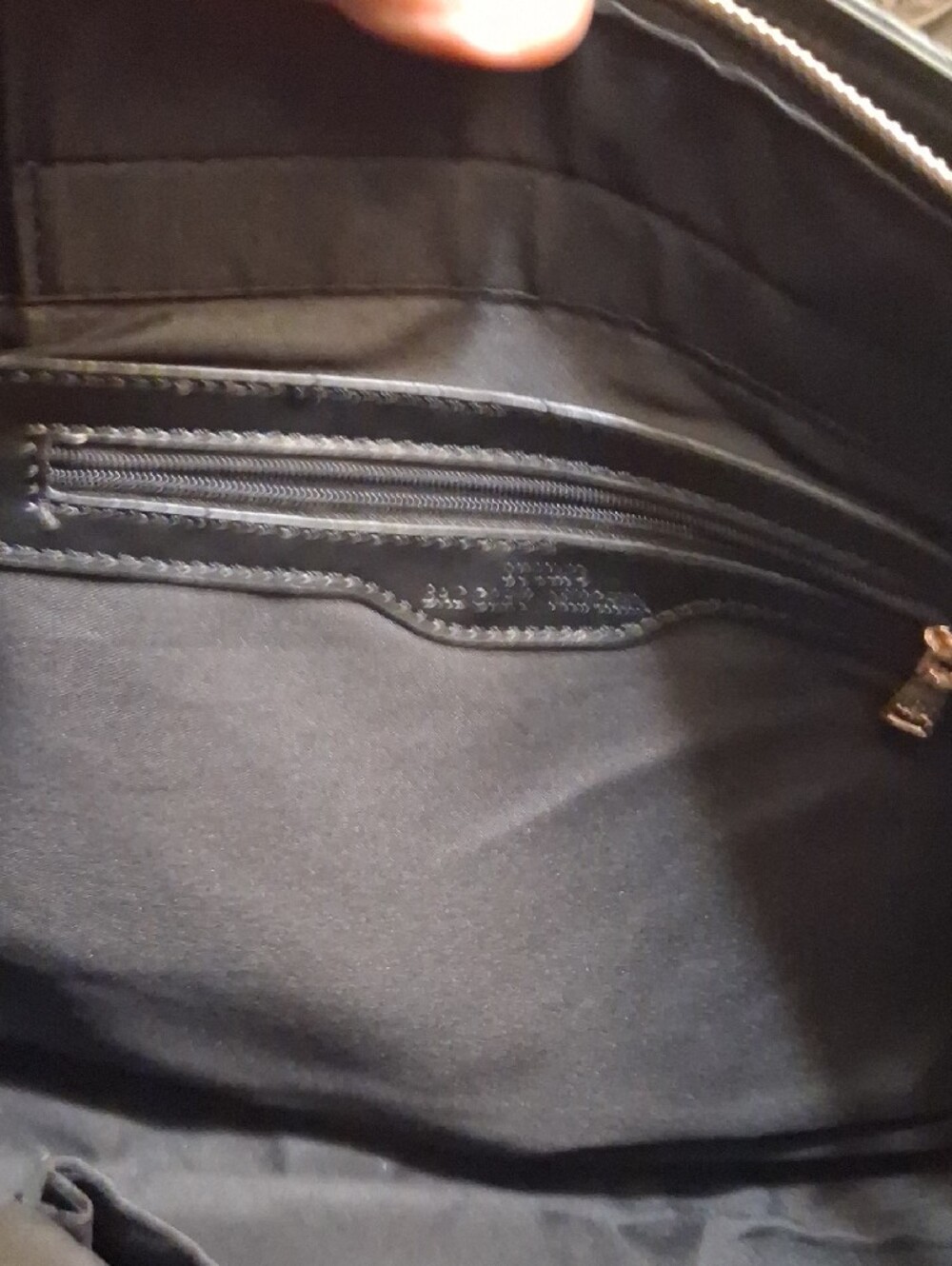 Black Quilted Satchel.10 By 15 By 5. Handbag with Gold Hardware. RETAIL.$159.00 - Picture 10 of 13